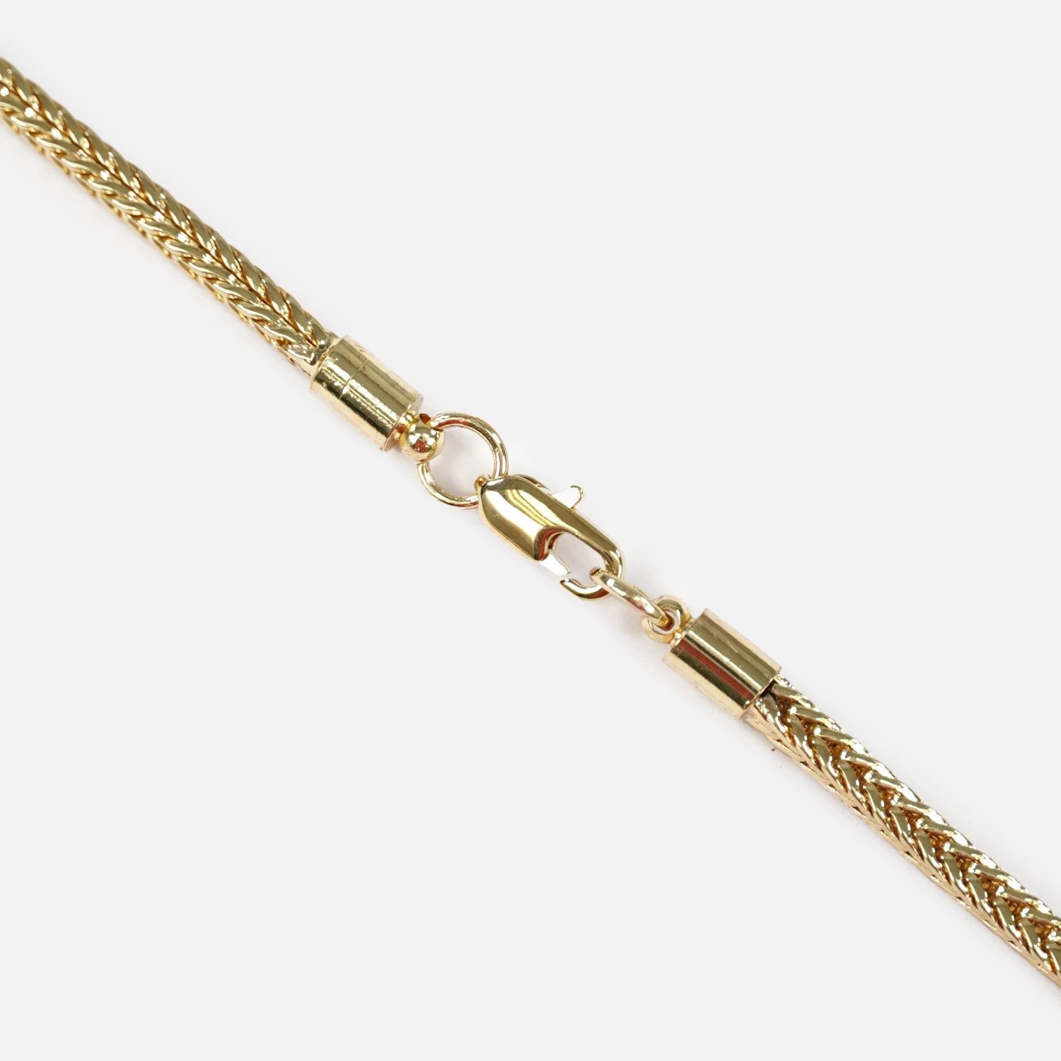 Faith Big Cross 2" Pendant With Chain Necklace - Gold Plated Stainless Steel - Image 4