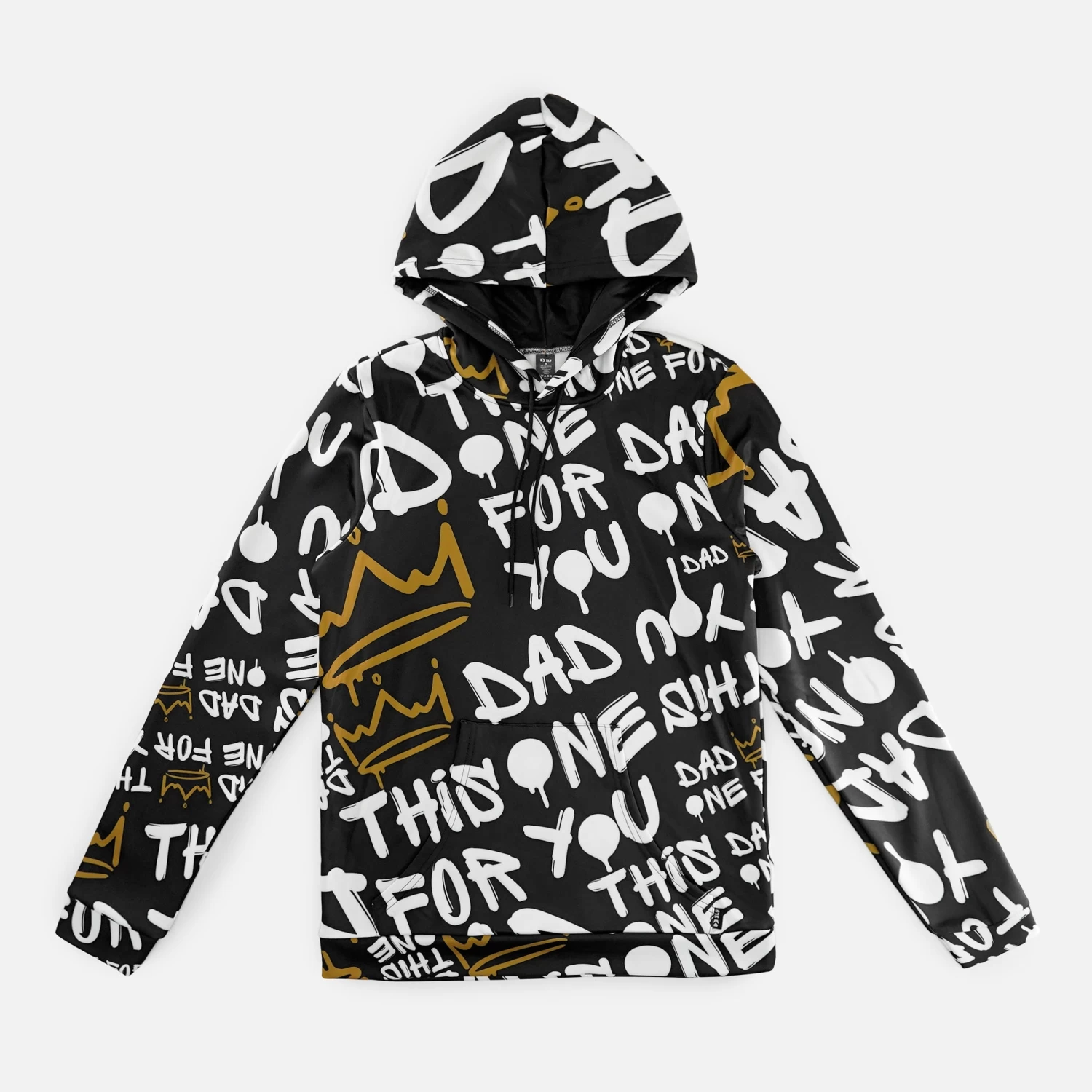 Dad This One For You Pattern Hoodie - Big - Image 2