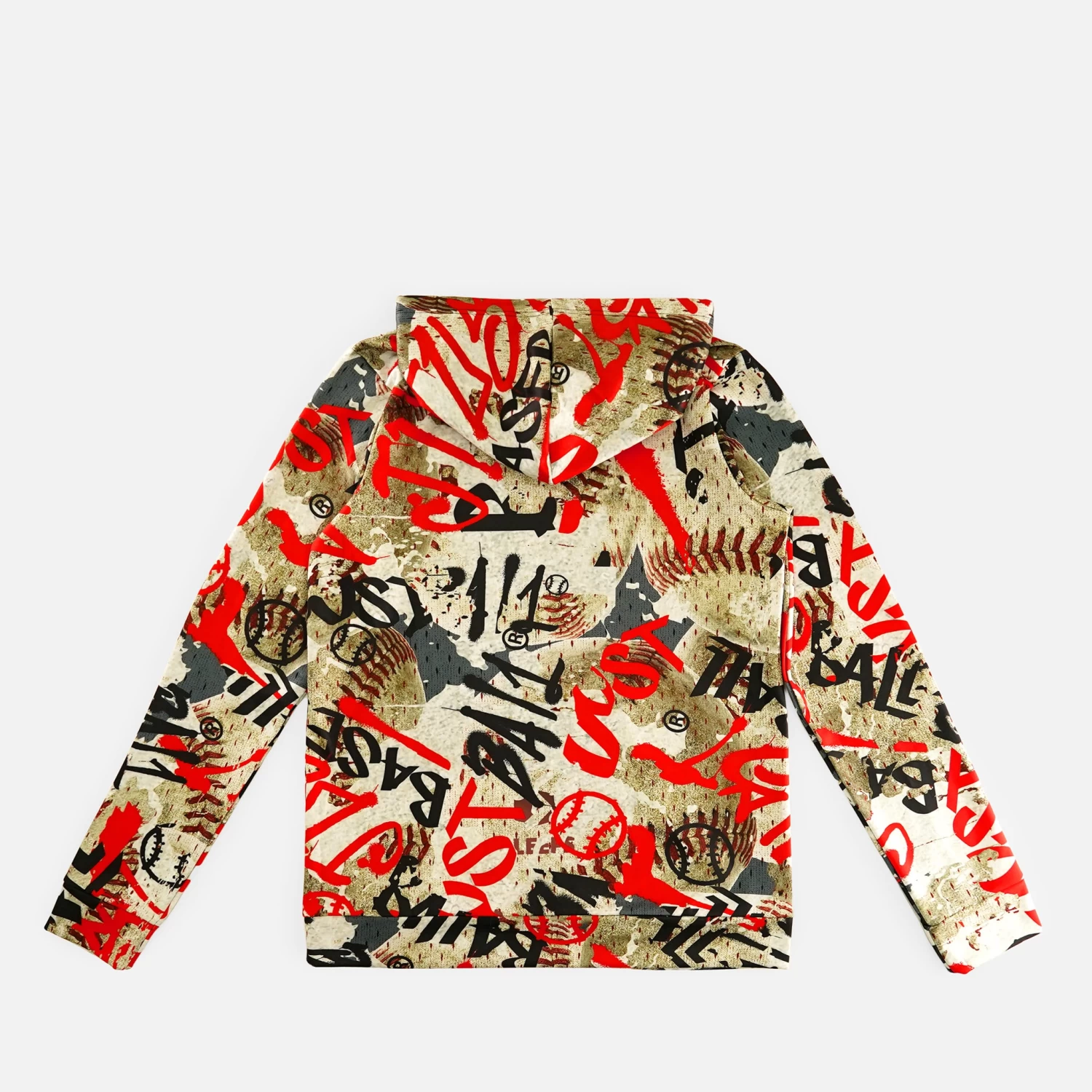 Just Ball Baseball Street Hoodie - Image 3