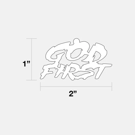 God First Pendant With Chain Kids Necklace - Gold Plated Stainless Steel - Image 6
