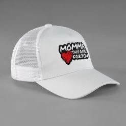 Momma White Trucker Hat