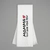 Momma White Football Towel