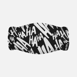 Ha Ha Ha Black Chin Strap Cover