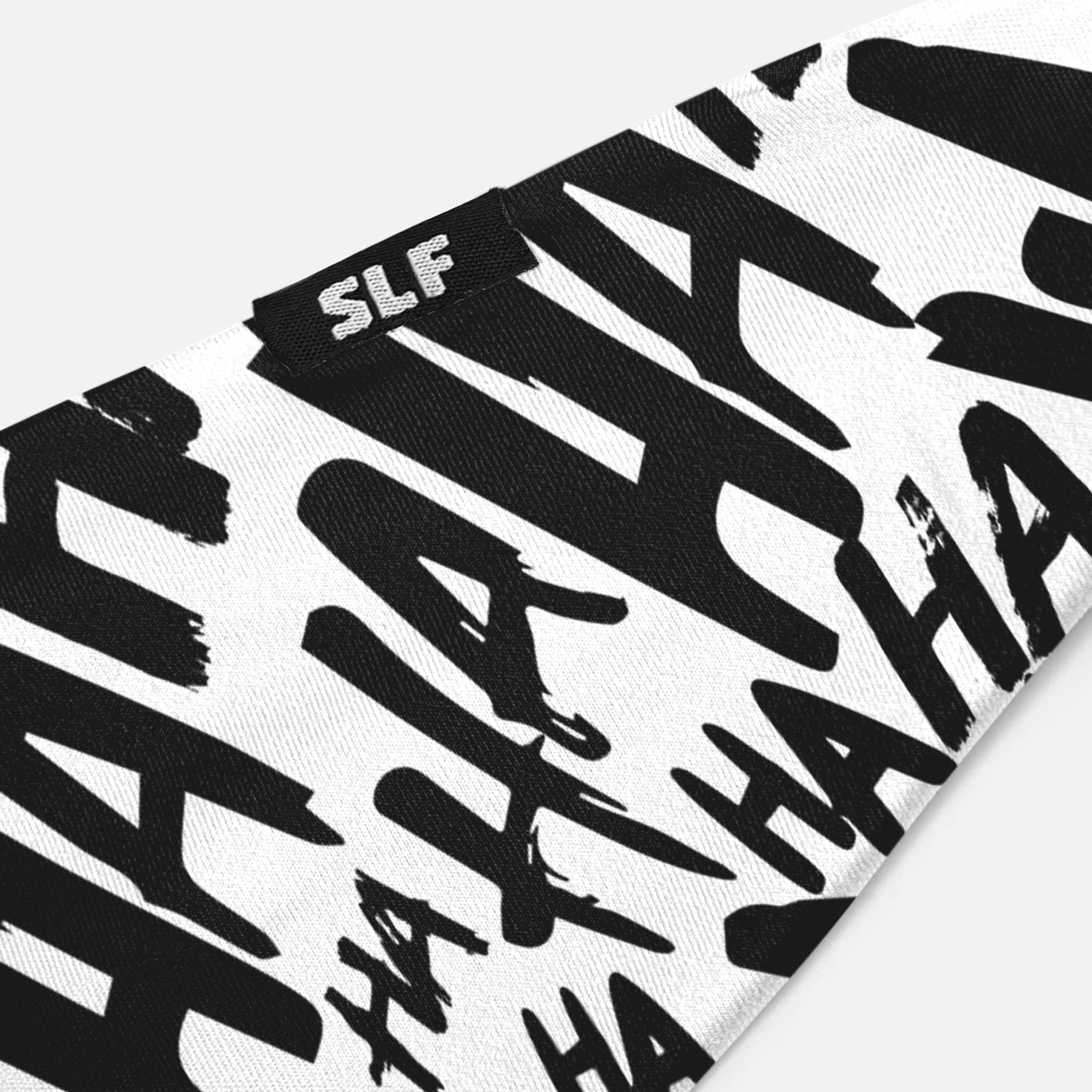 Ha Ha Ha White Headband - Image 3