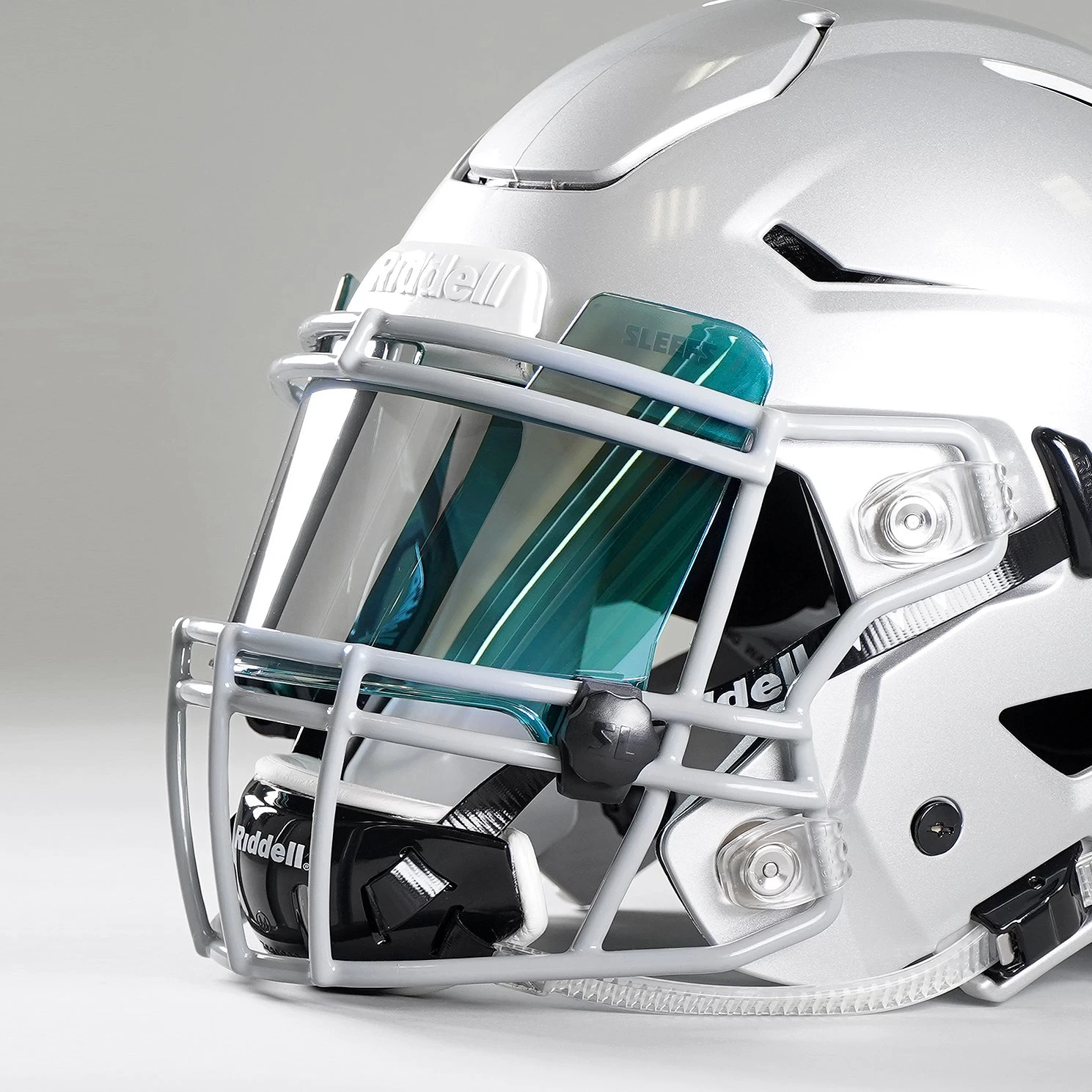 Aqua Machine Silver Helmet Eye-Shield Visor - Image 2