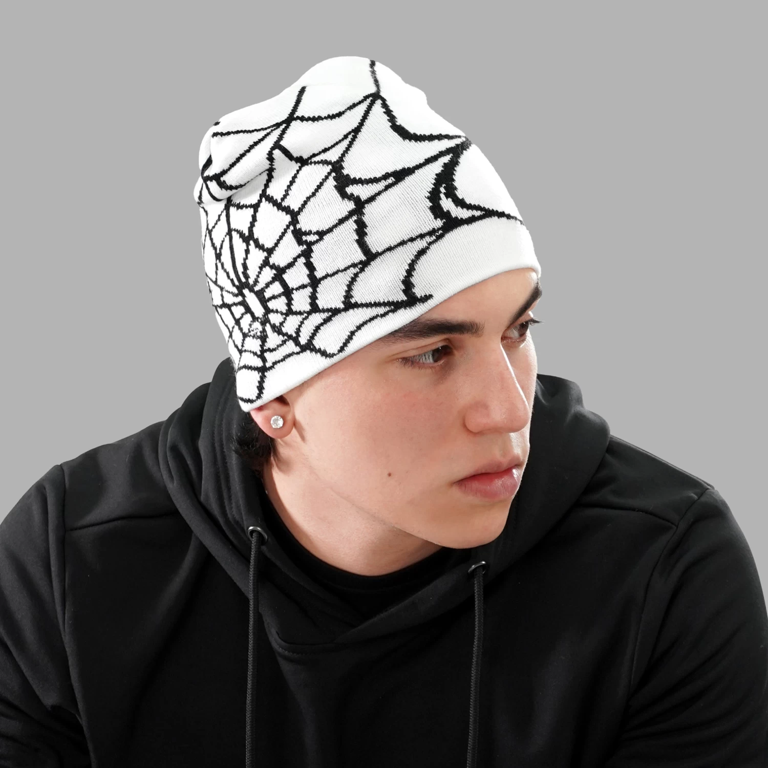 Arachno White Beanie - Image 2