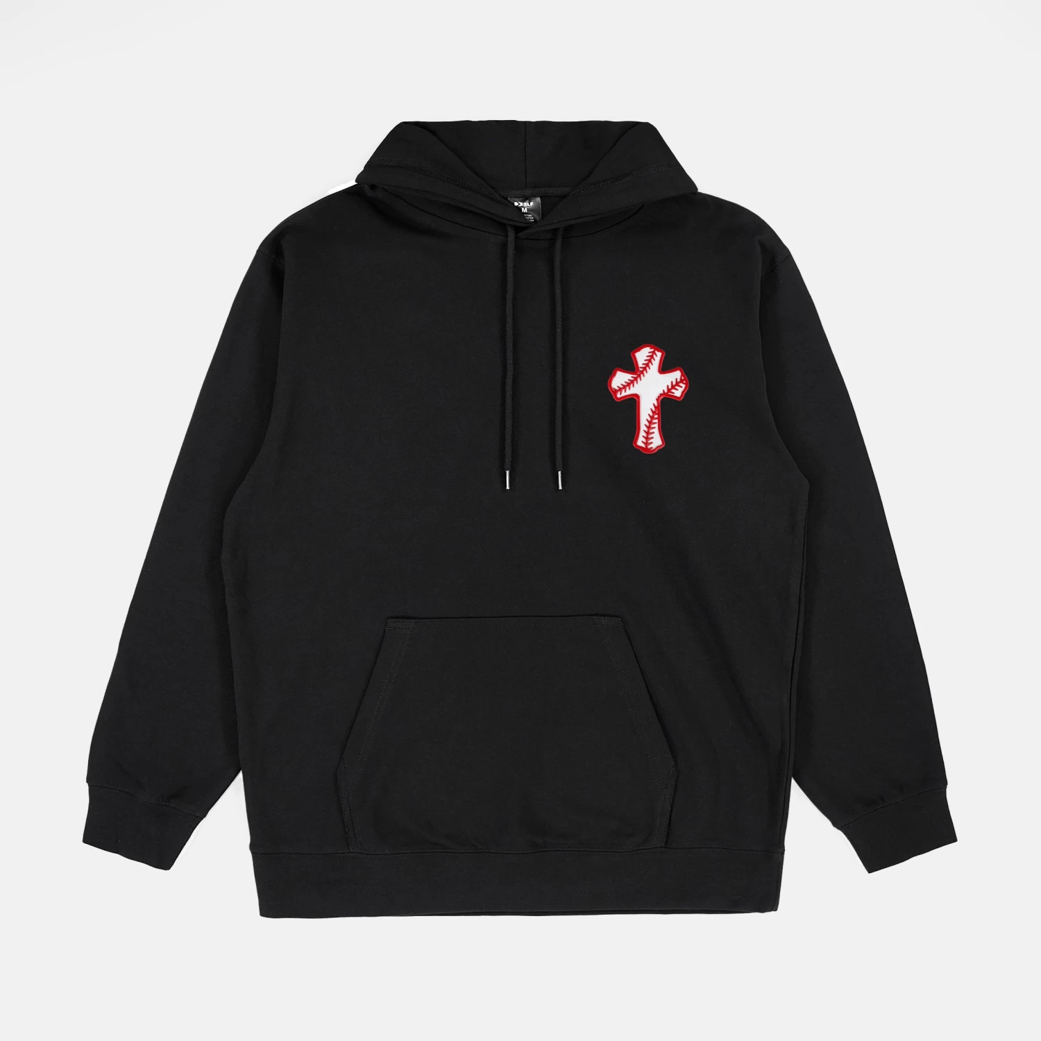 Baseball Cross Patch Hoodie - Image 4