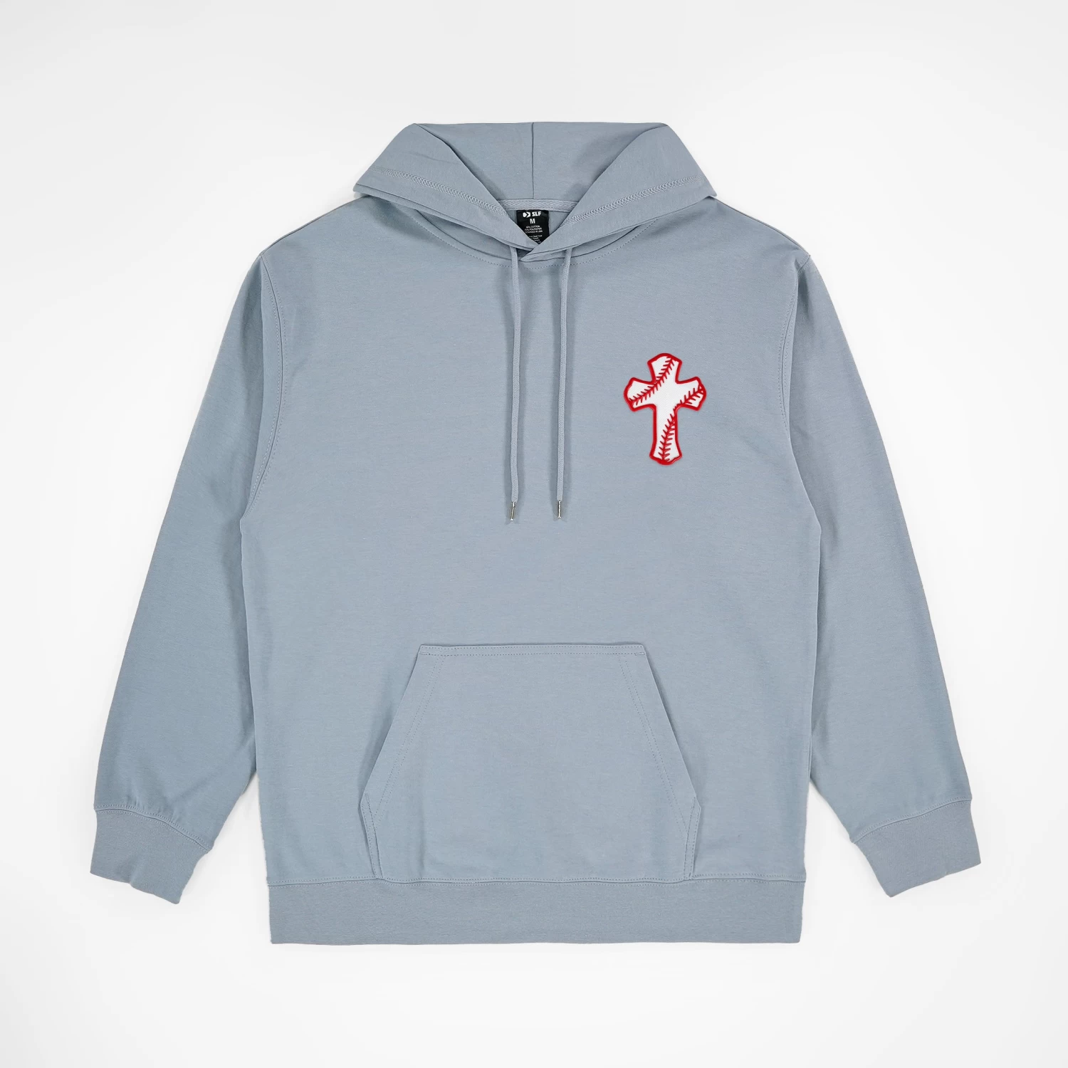Baseball Cross Patch Hoodie - Image 8