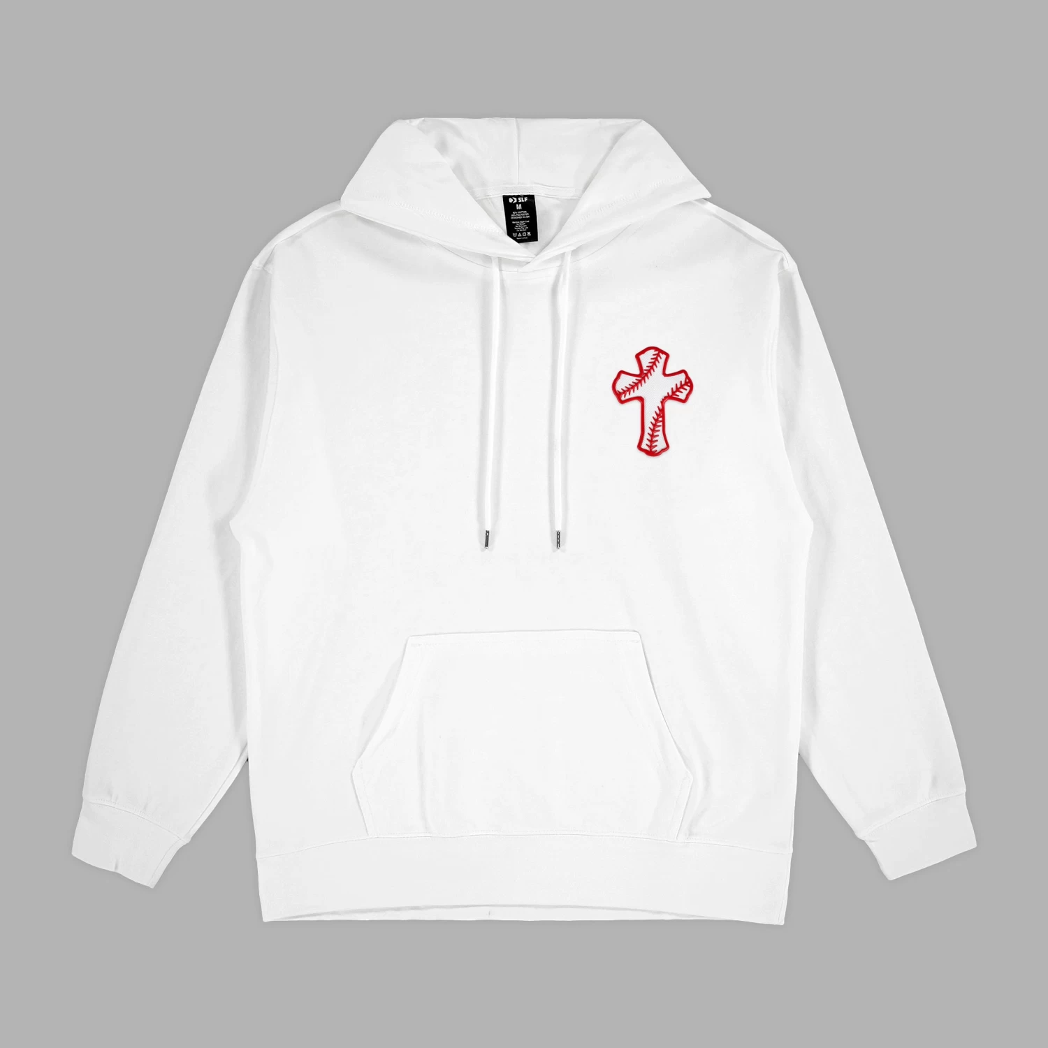 Baseball Cross Patch Hoodie - Image 2