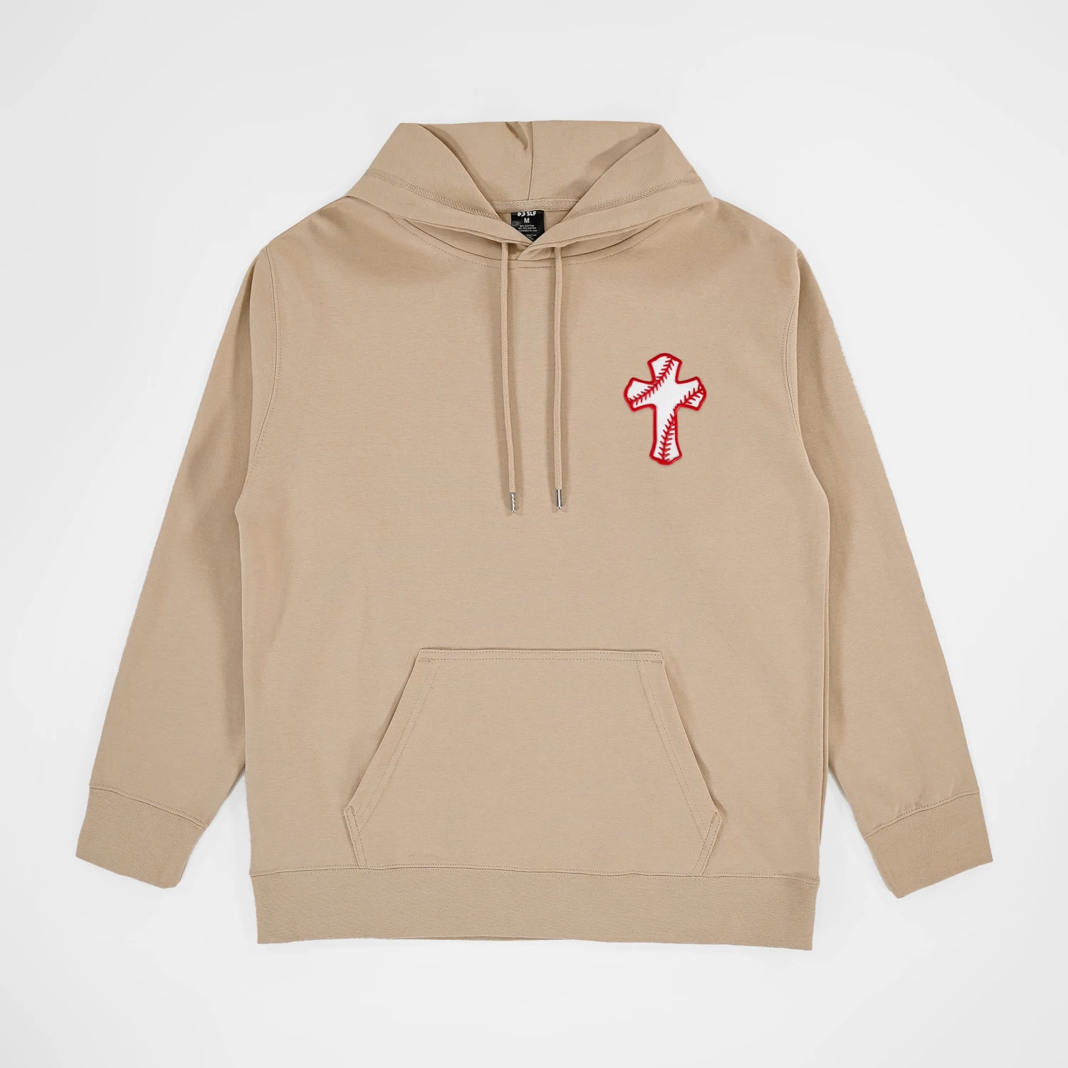 Baseball Cross Patch Hoodie - Image 6