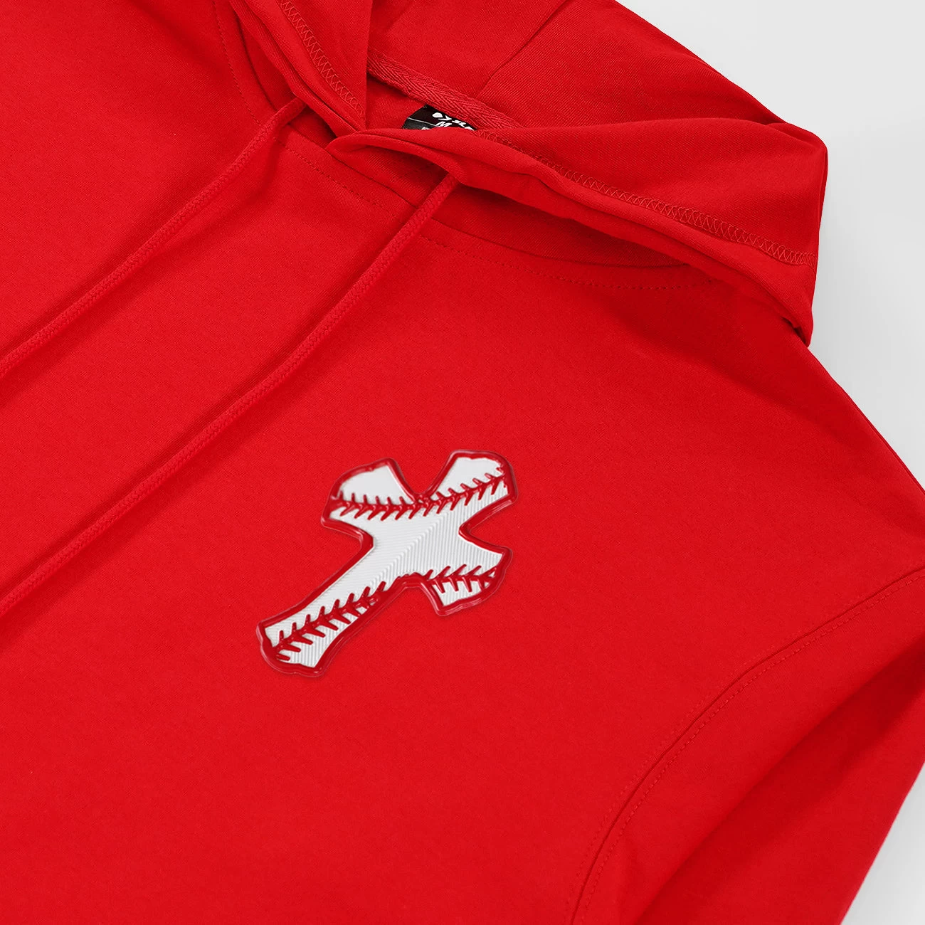 Baseball Cross Patch Hoodie - Image 9