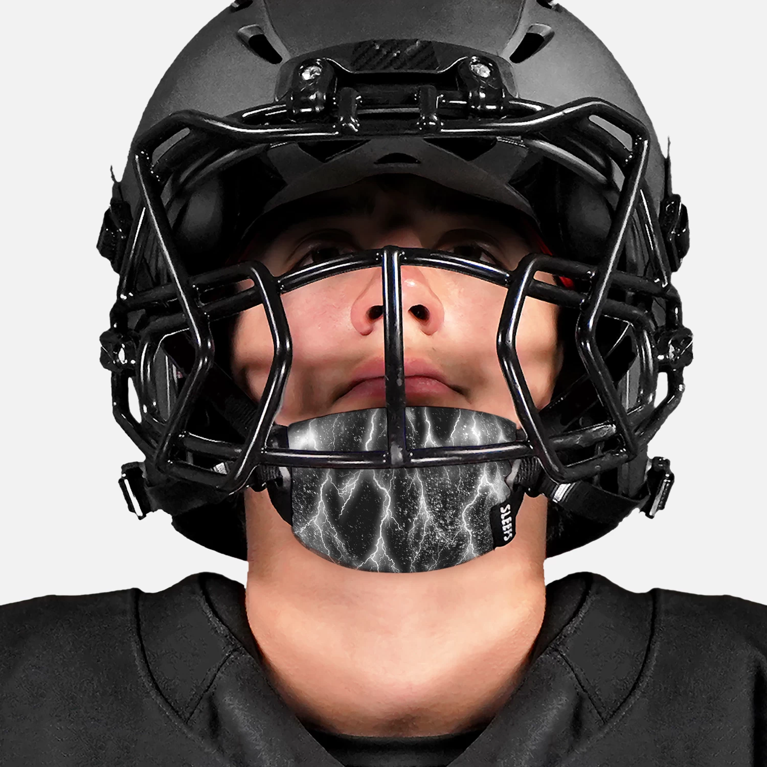 Black Rain Chin Strap Cover - Image 3