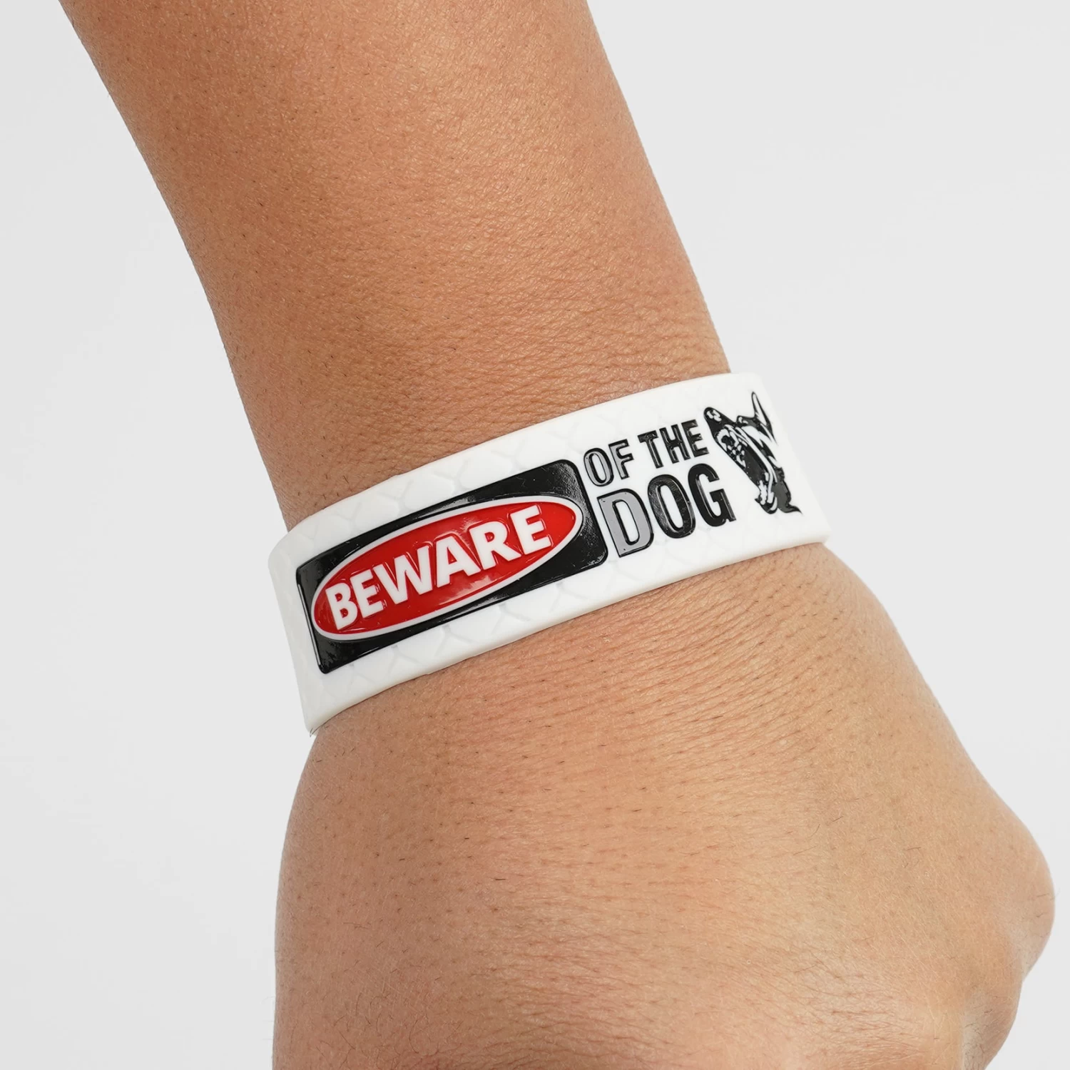 Beware Of The Dog 1 Inch Wristband - Image 2