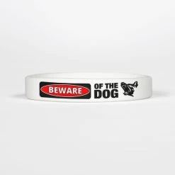 Beware Of The Dog Motivational Wristband