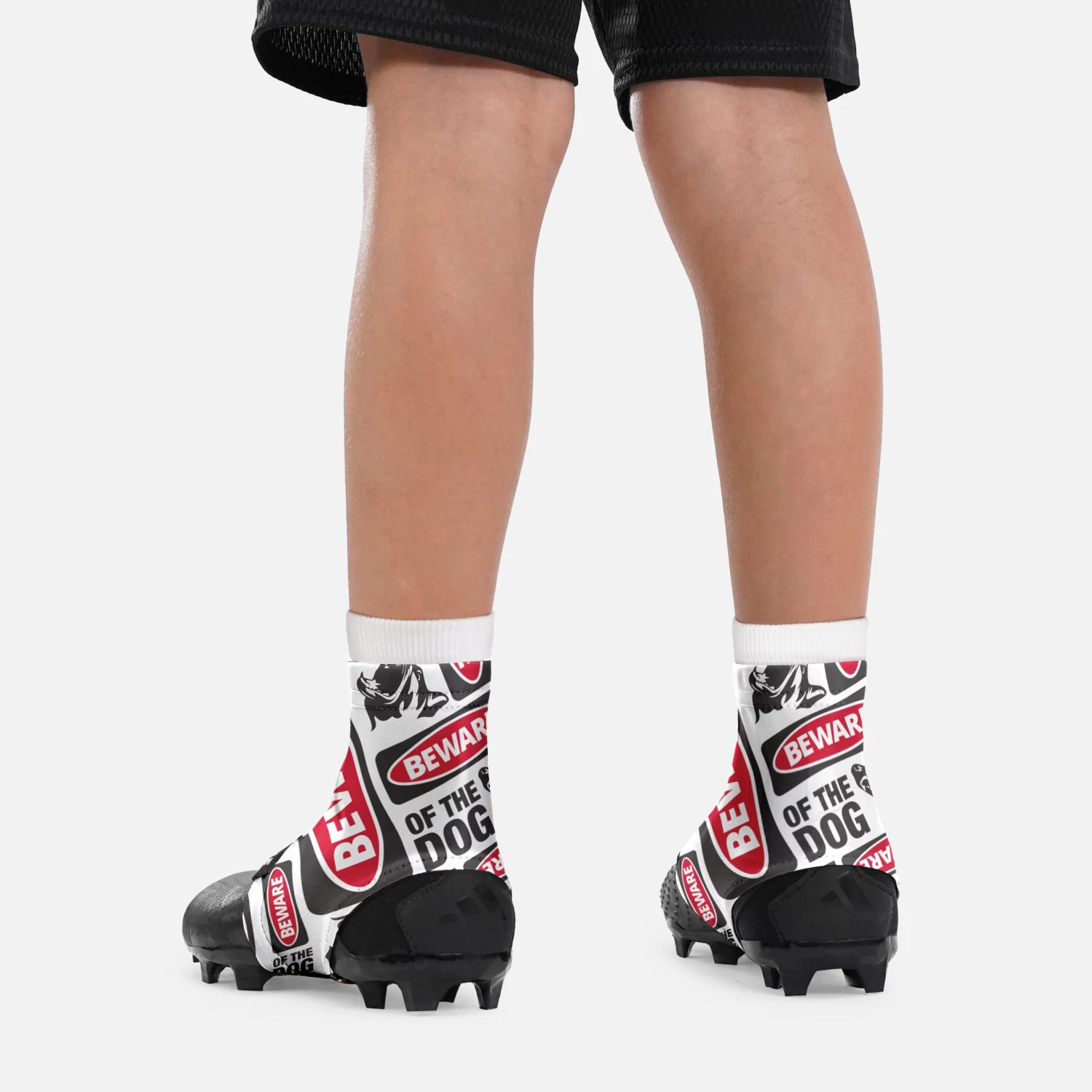 Beware Of The Dog Kids Spats / Cleat Covers - Image 2
