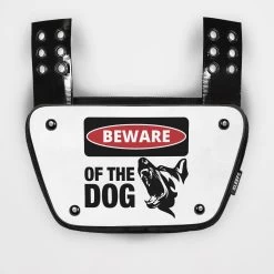 Beware Of The Dog Sticker For Back Plate