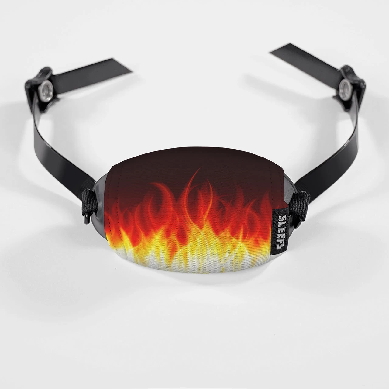 Black Fire Chin Strap Cover - Image 2