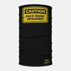 Caution Face Mask Required Neck Gaiter