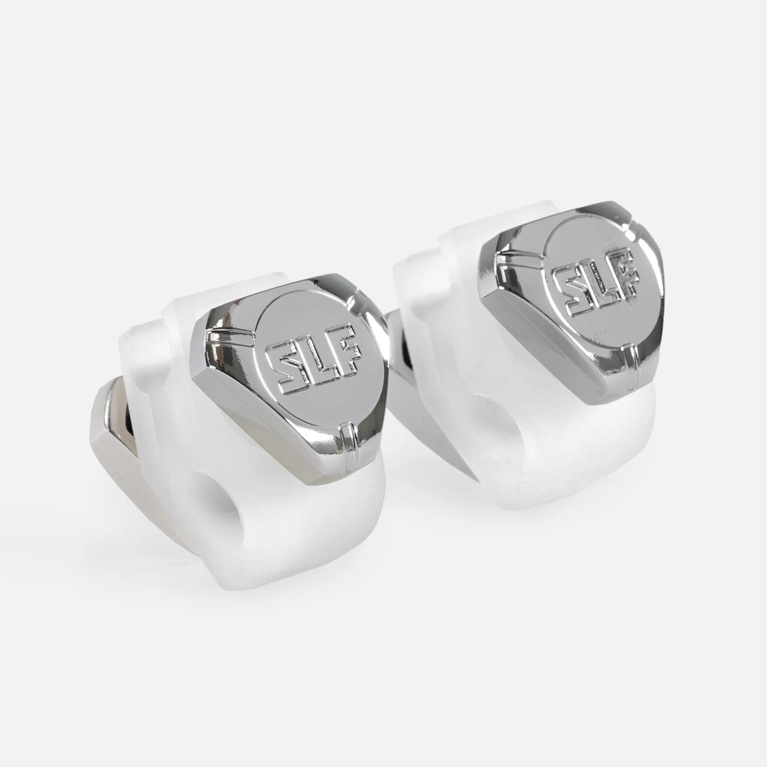 Chrome Silver Football Helmet Visor Quick Clips