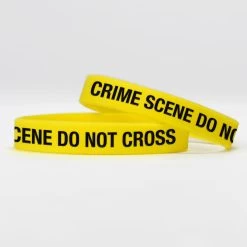 Crime Scene Motivational Wristband