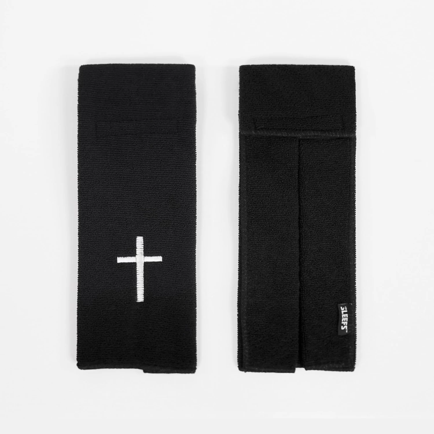 Faith Cross Black Football Towel - Image 4