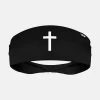Faith Cross Black Headband
