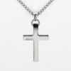 Faith Cross Pendant With Chain Kids Necklace - Stainless Steel