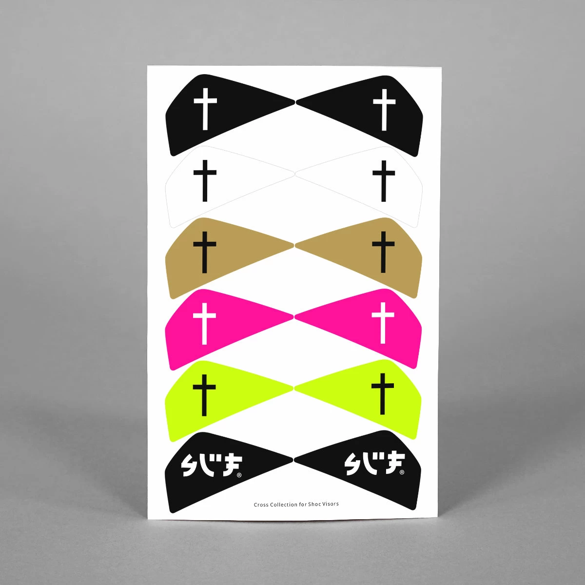 Faith Cross Stickers For Helmet Visor Tabs - Image 3