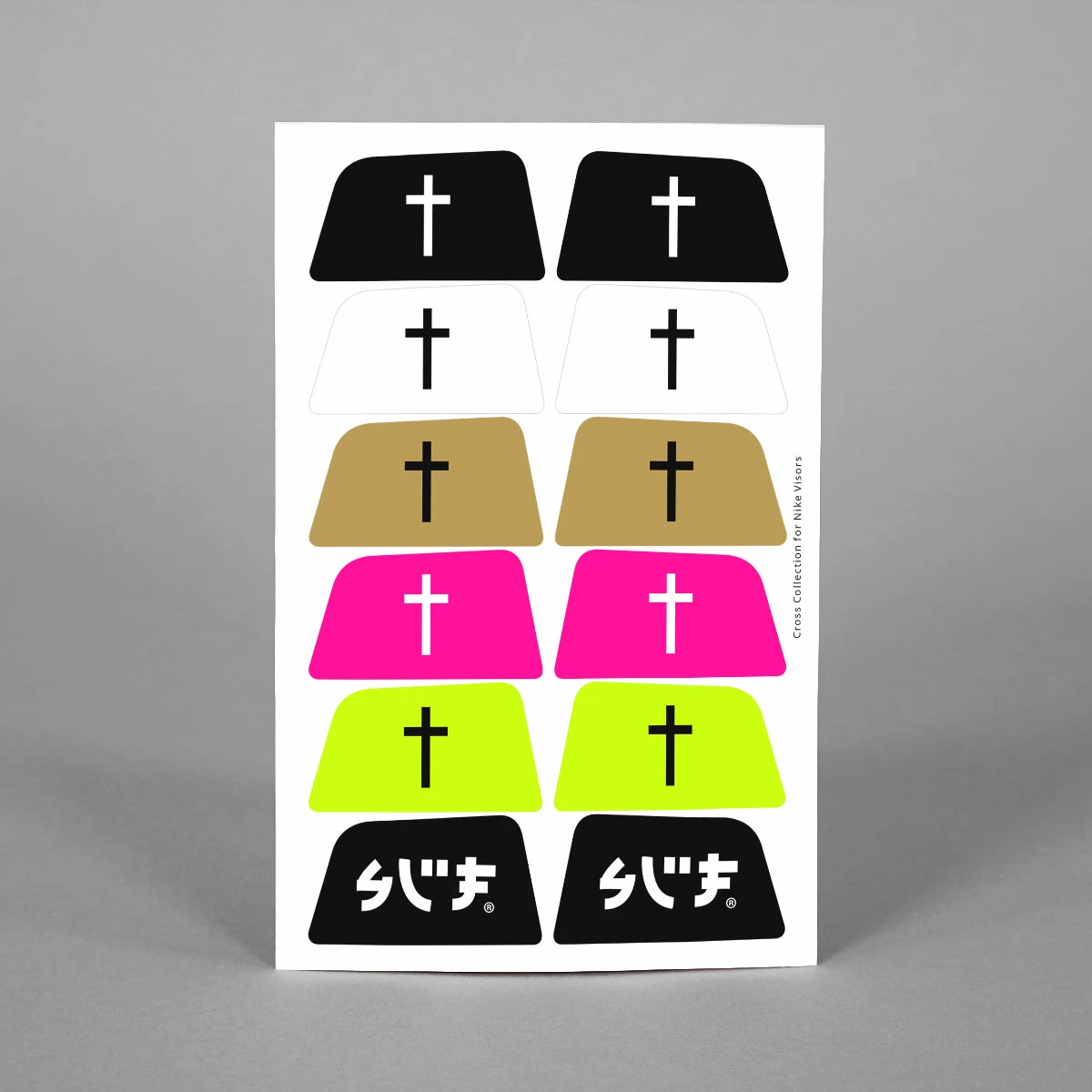 Faith Cross Stickers For Helmet Visor Tabs - Image 5