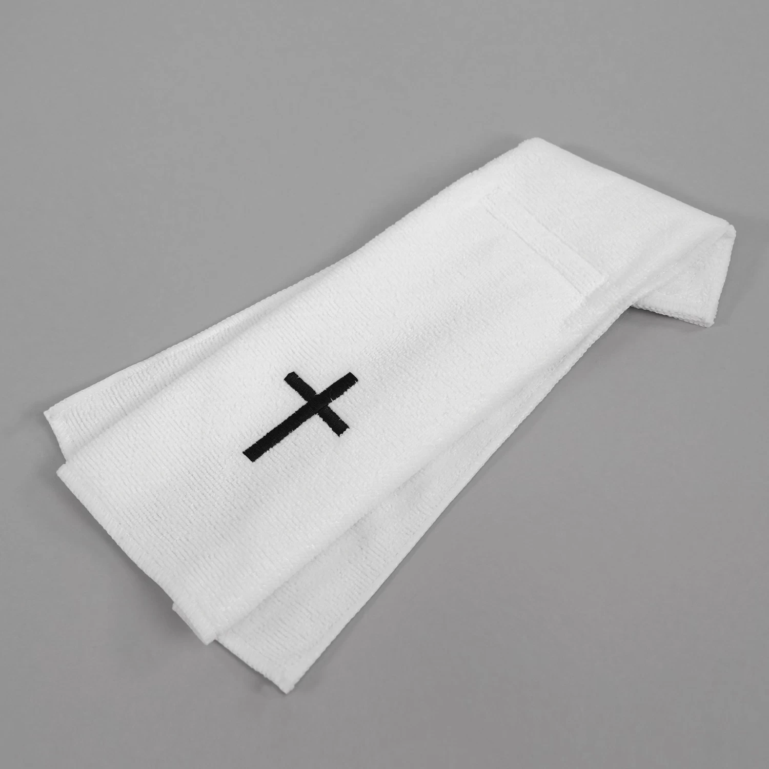 Faith Cross White Football Towel - Image 3