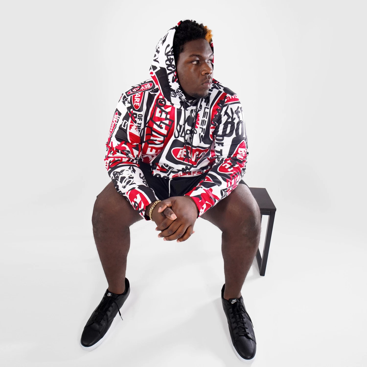 Beware Of The Dog Chaos Hoodie - Big - Image 4