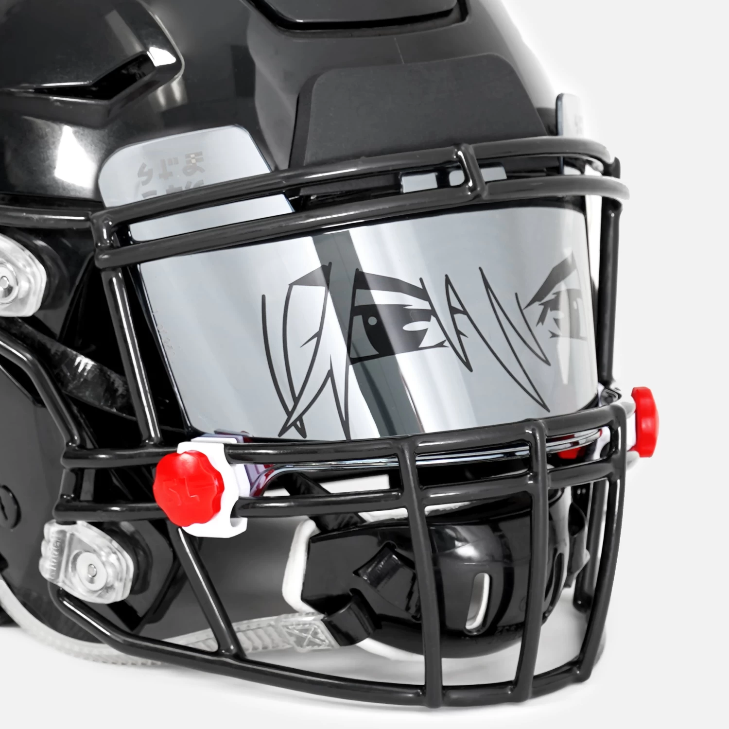 Manga Eyes Silver Helmet Eye-Shield Visor - Image 3