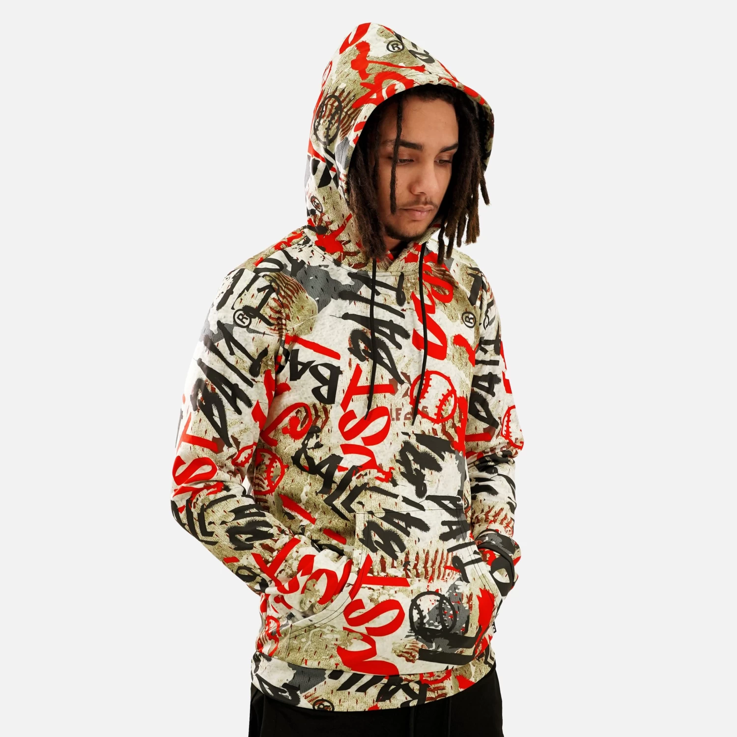 Just Ball Baseball Street Hoodie - Image 4