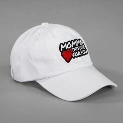 Momma White Dad Hat
