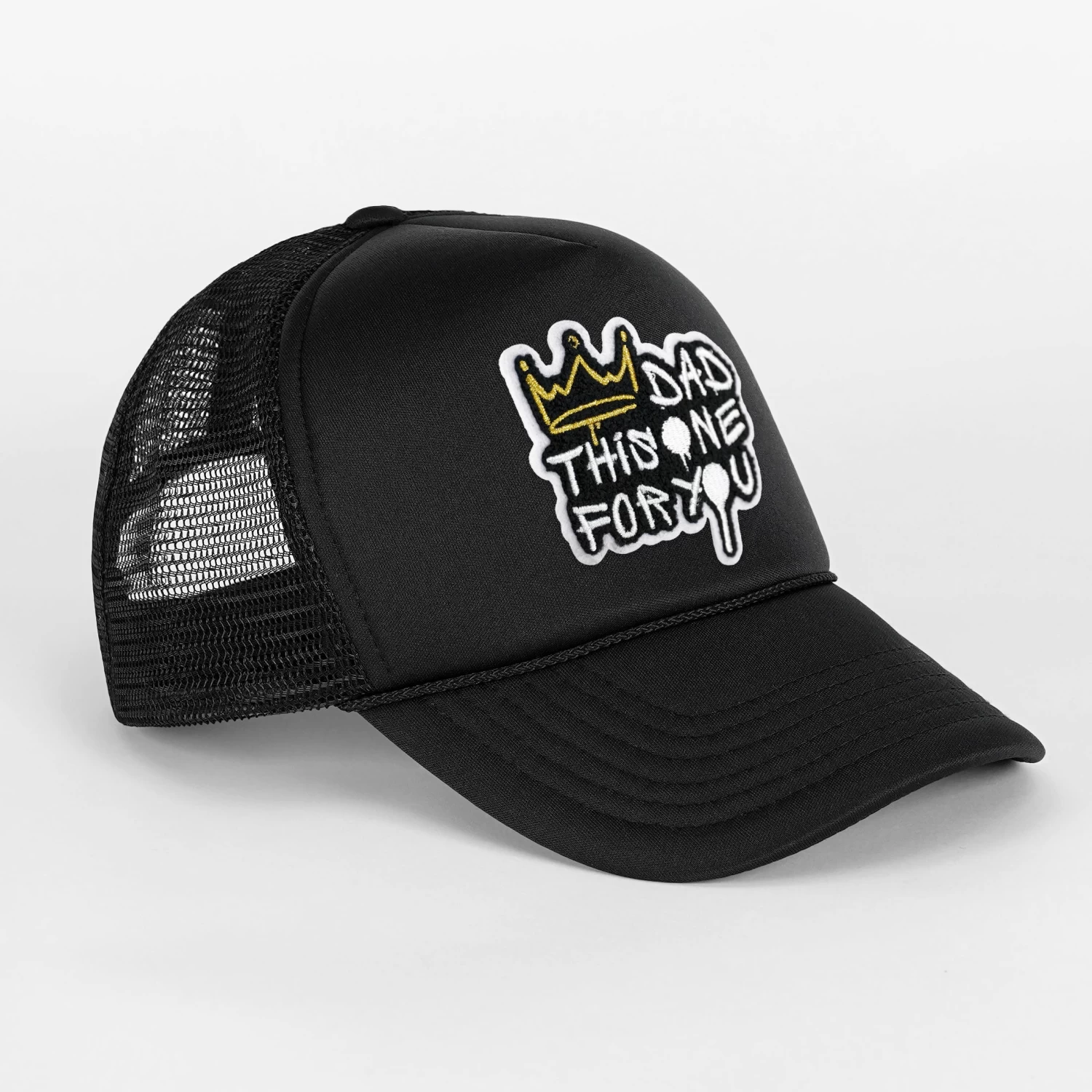 Dad This One For You Black Trucker Hat