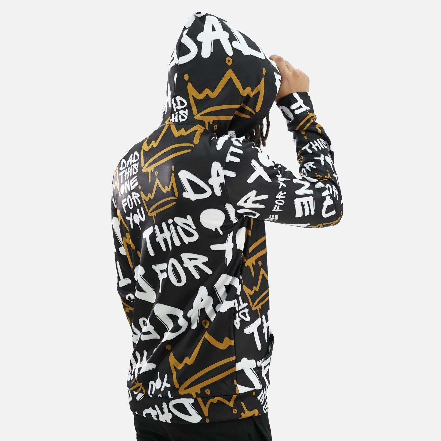 Dad This One For You Pattern Hoodie - Image 4