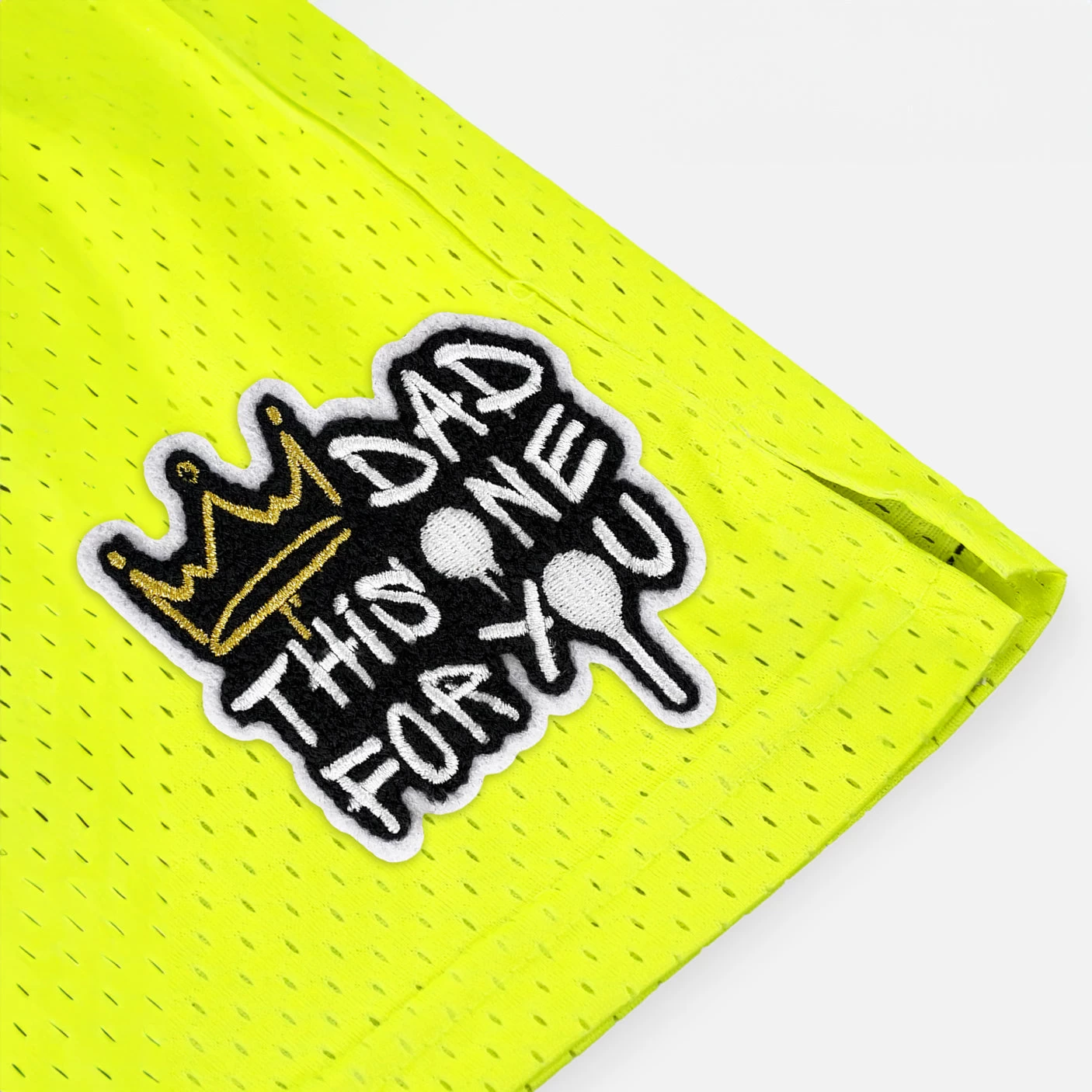 Dad This One For You Patch Shorts - 7" - Image 5