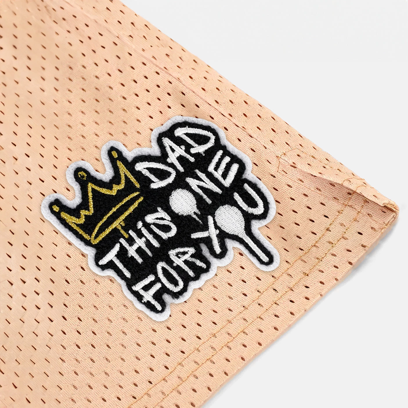 Dad This One For You Patch Shorts - 7" - Image 7