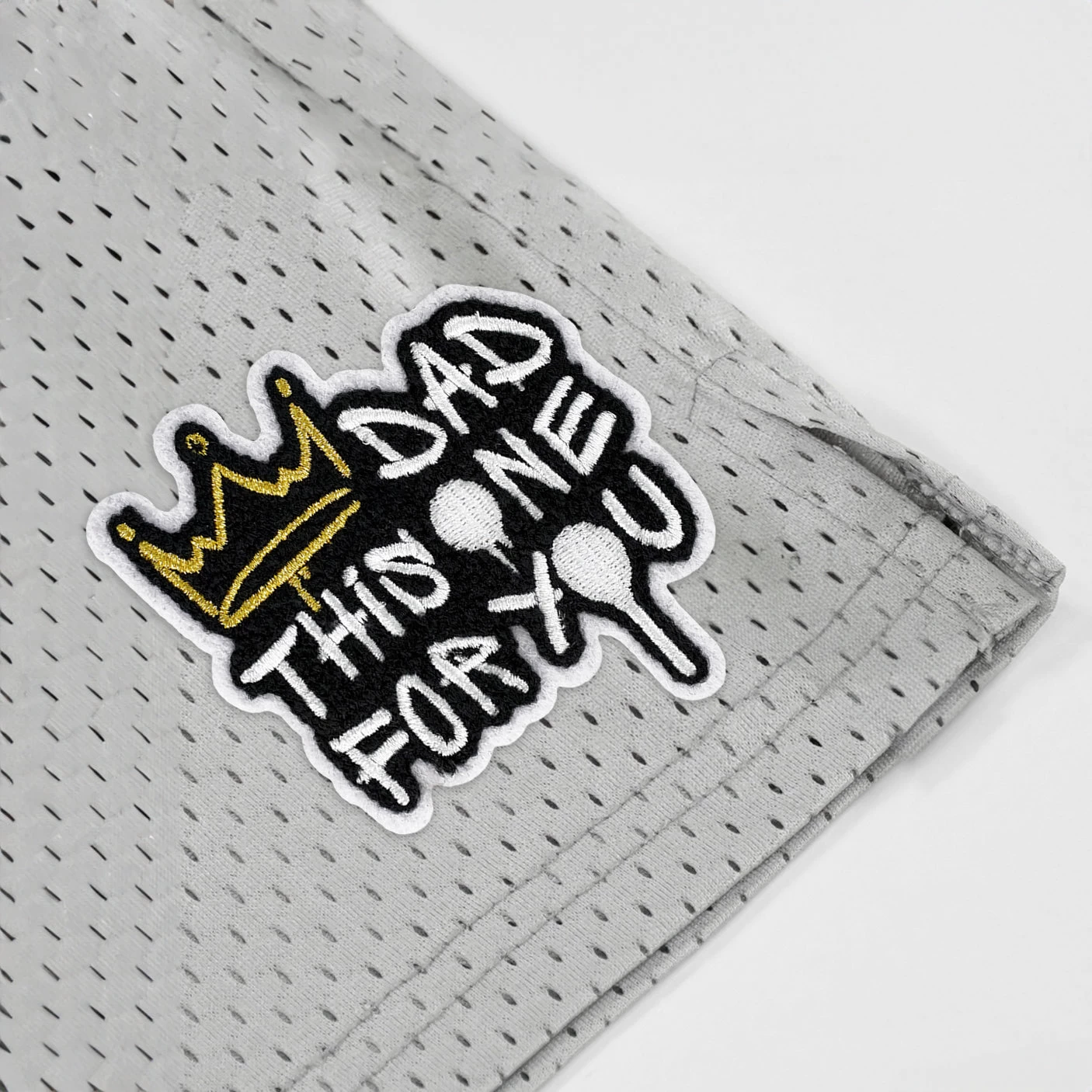 Dad This One For You Patch Shorts - 7" - Image 9