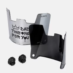 Dad This One For You Silver Moonstone Helmet Eye-Shield Visor