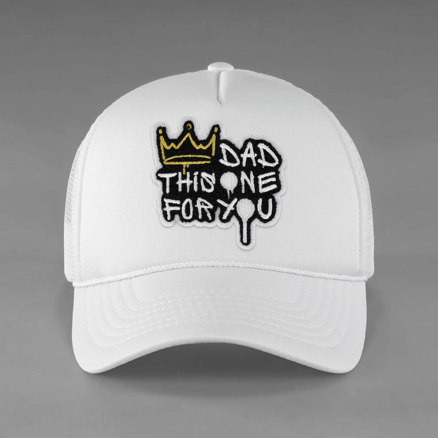 Dad This One For You White Trucker Hat - Image 3