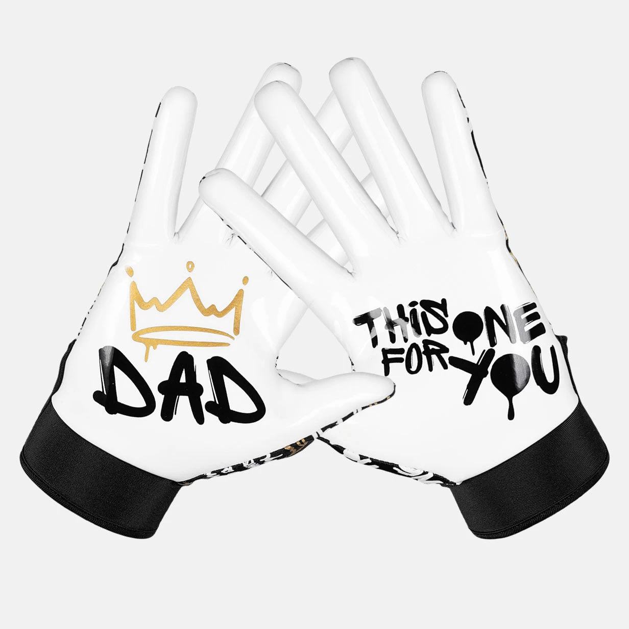 Dad This One For You Sticky Football Receiver Gloves - Image 2