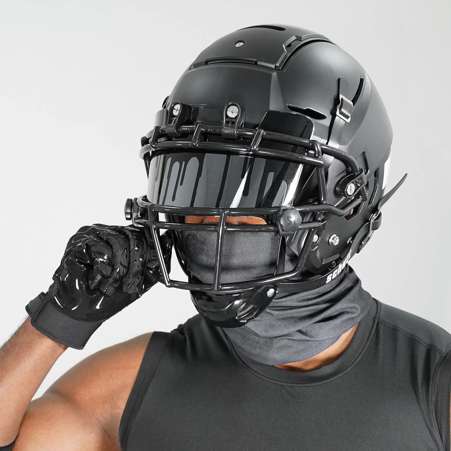 Drip Silver Moonstone Helmet Eye-Shield Visor - Image 2