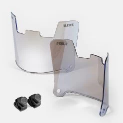 EOS Machine Silver Helmet Eye-Shield Visor