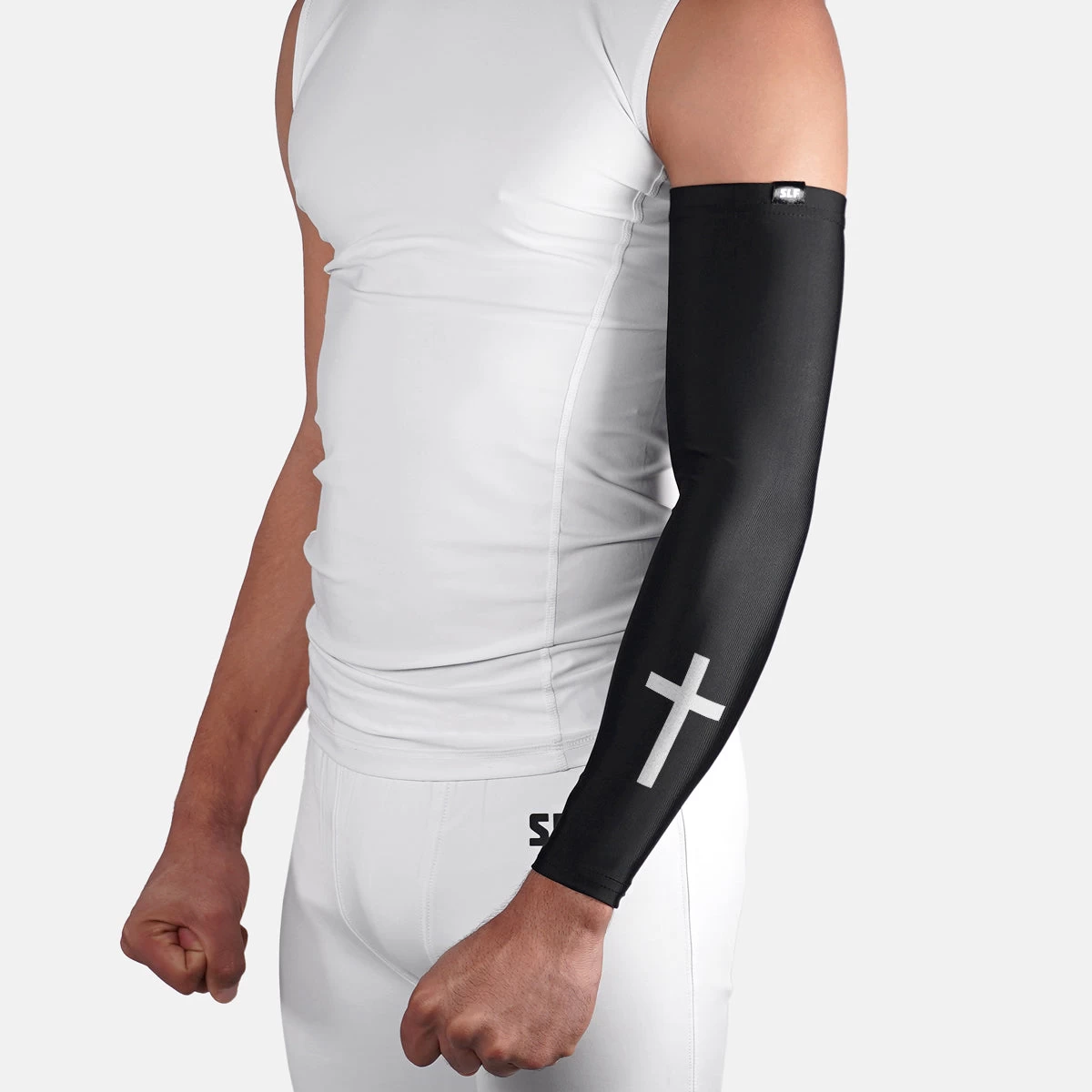 Faith Cross Black Arm Sleeve - Image 2