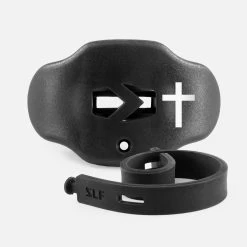 Faith Cross Black Soft Football Mouthguard