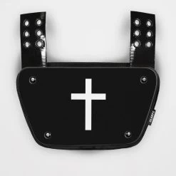 Faith Cross Black Sticker For Back Plate