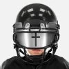 Faith Cross Silver Moonstone Helmet Eye-Shield Visor For Kids