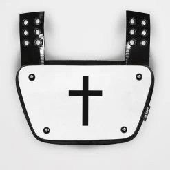 Faith Cross White Sticker For Back Plate