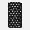 Stars Black White Neck Gaiter